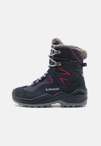 Lowa LINO GTX UNISEX - Stivali da neve  - navy/fuchsia