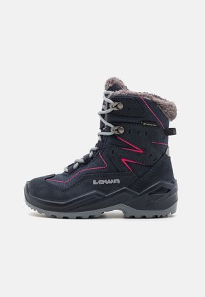 LINO GTX JR UNISEX - Winter boots - navy/fuchsia