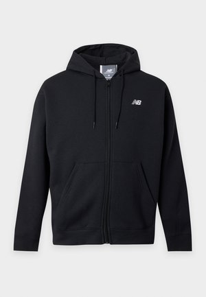 New Balance, SPORT ESSENTIALS LOGO FULL ZIP UNISEX - Суитшърт с цип - black