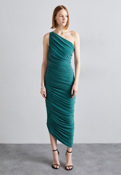 Norma Kamali DIANA GOWN - Žerzejové šaty - mountain green