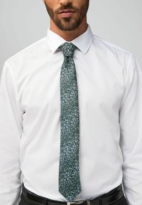 Next PATTERN SLIM - Krawatte - green