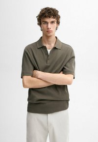 Massimo Dutti SHORT SLEEVE - Polo shirt - green