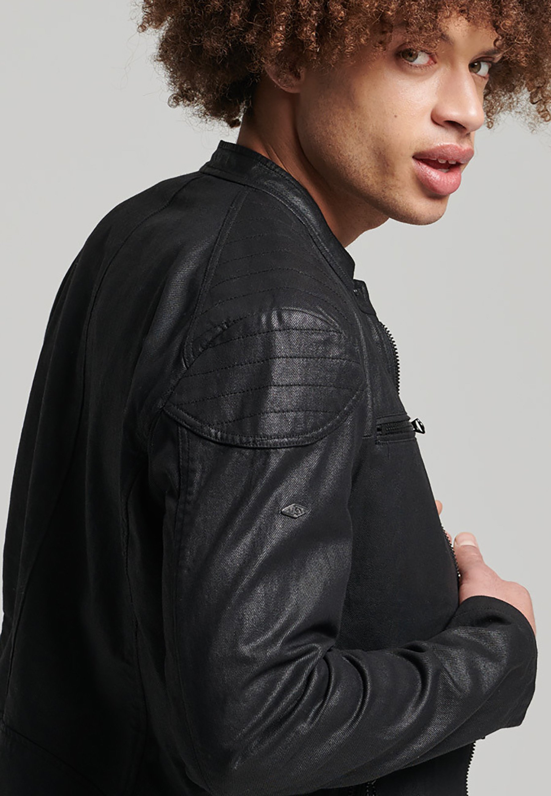 Superdry VINTAGE COATED - Denim jacket 