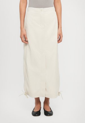 TRACK LONG SKIRT - Blyantskjørt - sand
