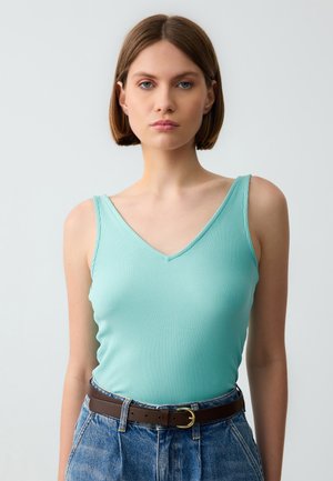 SLIM FIT  - Débardeur - turquoise