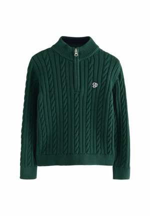 REGULAR FIT - Stickad tröja - green