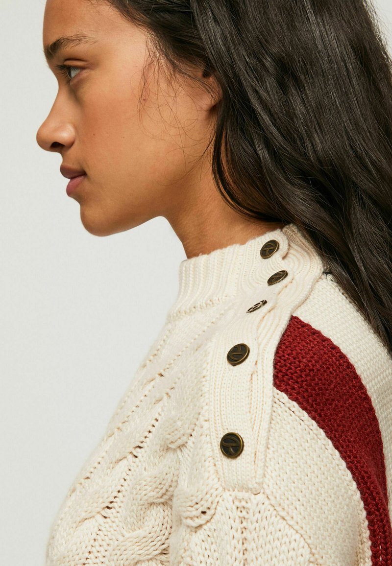 Pepe Jeans BLOSSOM Jersey punto - ivory/beige - Zalando.es