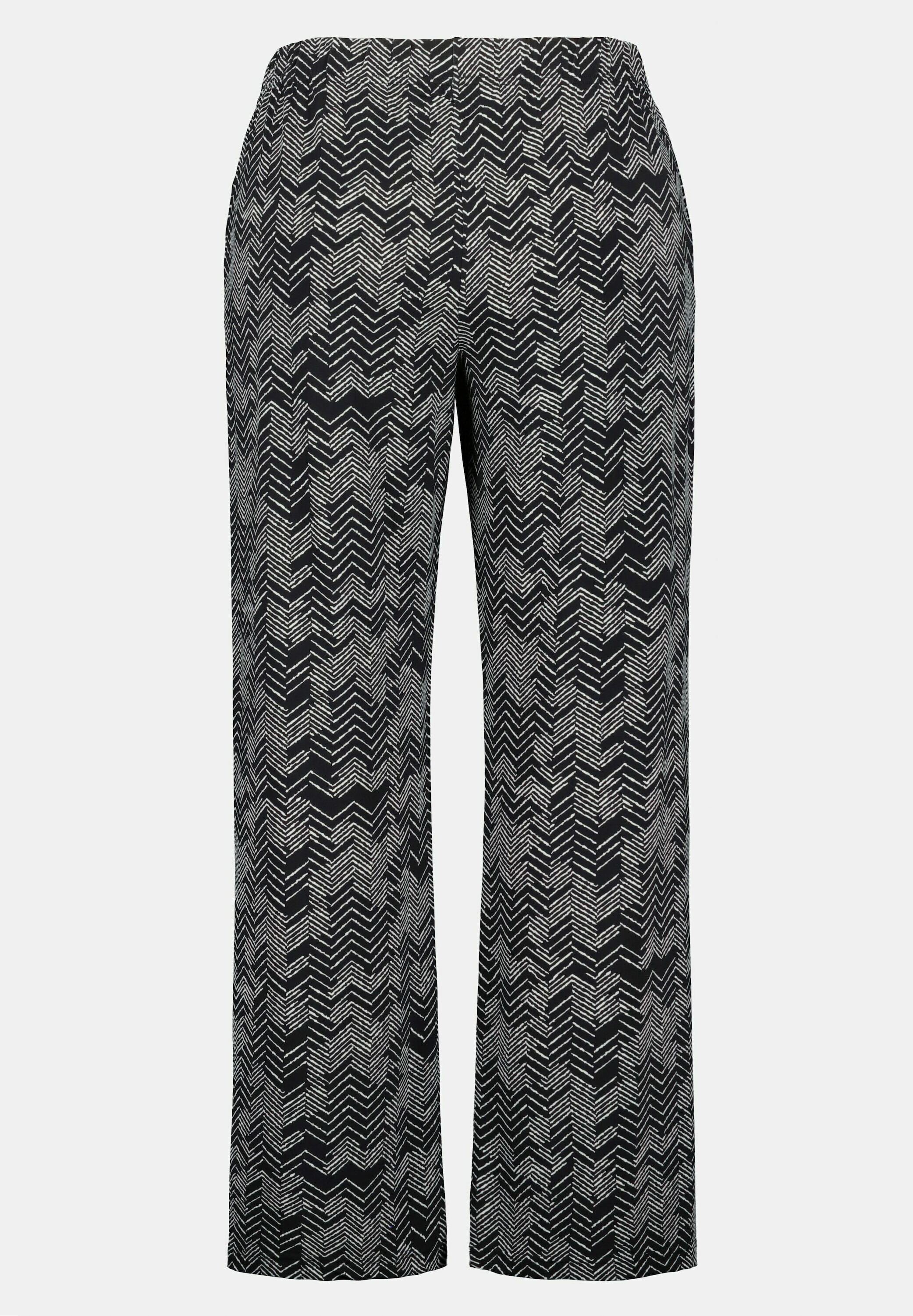 Ulla Popken SLINKY - Trousers - schwarz 