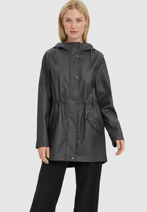 Vero Moda VMMALOU COATED JACKET NOOS - Regenjas - asphalt