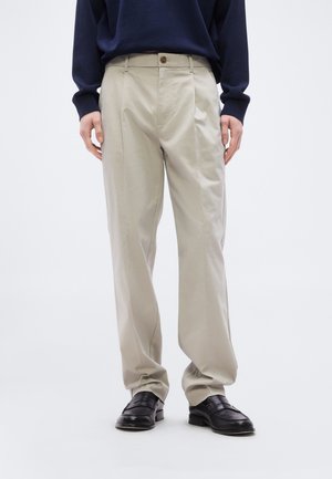 STRAIGHT  - Trousers - ancient marble