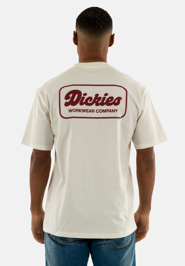 LEWISTOWN - Print T-shirt - egret