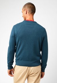 Rodier V-NECK - Strickpullover - bleu