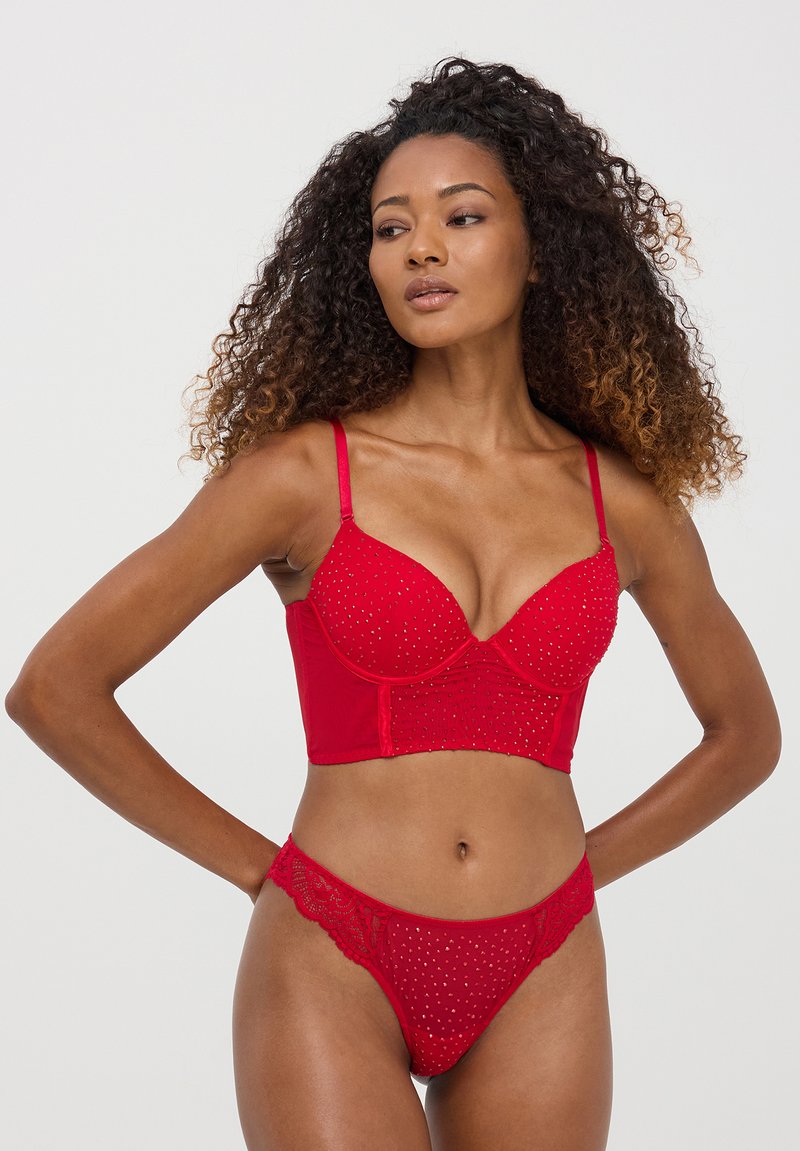Medusa Reggiseno Push-up Morbido Con Ferretto A W - Colore Nero, Coppe Differenziate, Sostegno E Comfort - 6