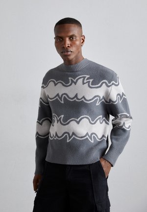 JUMPER - Pullover - ash grey/light grey