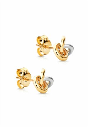 DIAMANT L'ÉTERNEL TWO TONE  KNOT - Pendientes - gold coloured