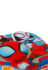 Karactermania CAPTAIN AMERICA FIRST SMALL 3D RUCKSACK WITH WHEELS - Trolley - Spiderman blue-red
