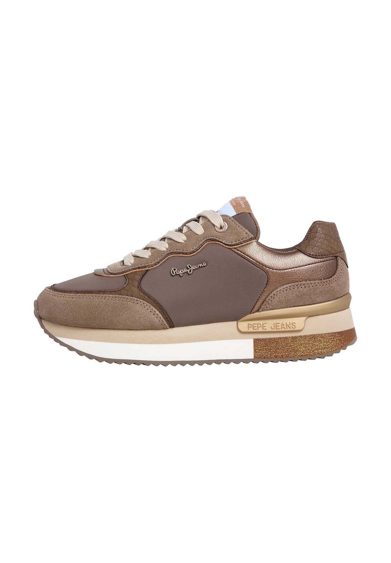 Pepe Jeans RUSPER GLAM - Tenisky - bronze/beige