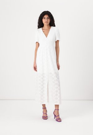 VILA VIKAWA - Robe longue - snow white