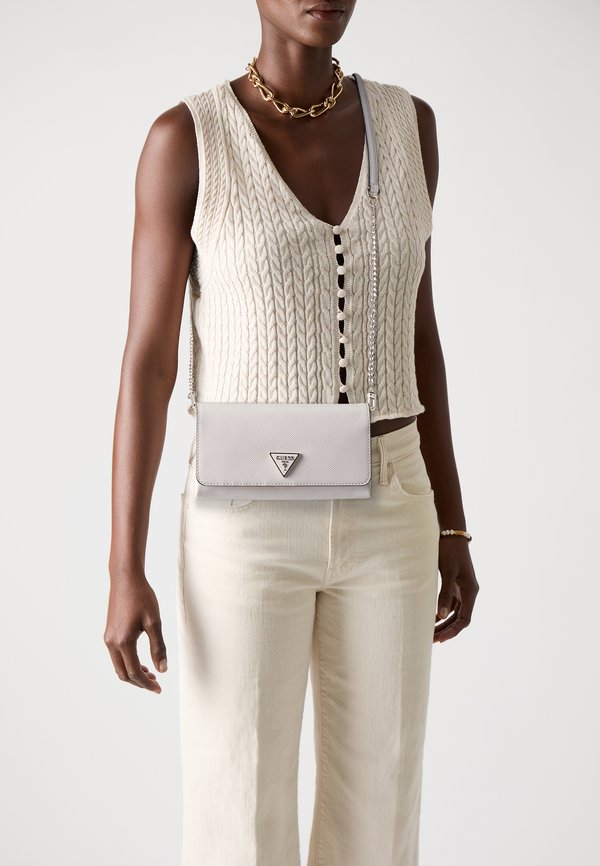 NOELLE II XBODY FLAP ORGANIZER - Cross body bag - bone