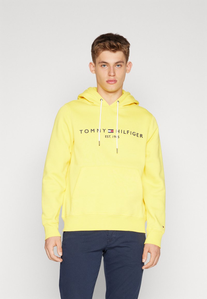 Tommy Hilfiger LOGO HOODY - Felpa con cappuccio - eureka yellow