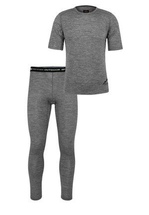 RWS MERINO FUNKTIONSUNTERWÄSCHE SET - Unterhose lang - grau