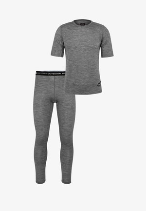 normani Outdoor Sports RWS MERINO FUNKTIONSUNTERWÄSCHE SET - Unterhose lang - grau