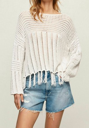 Strickpullover - white