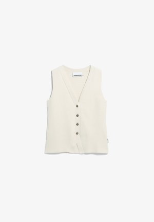 ARMEDANGELS, COMPACT BUTTONED - Weste - oatmilk
