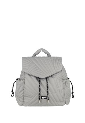 MIT STEPPMUSTER - Zaino - grau