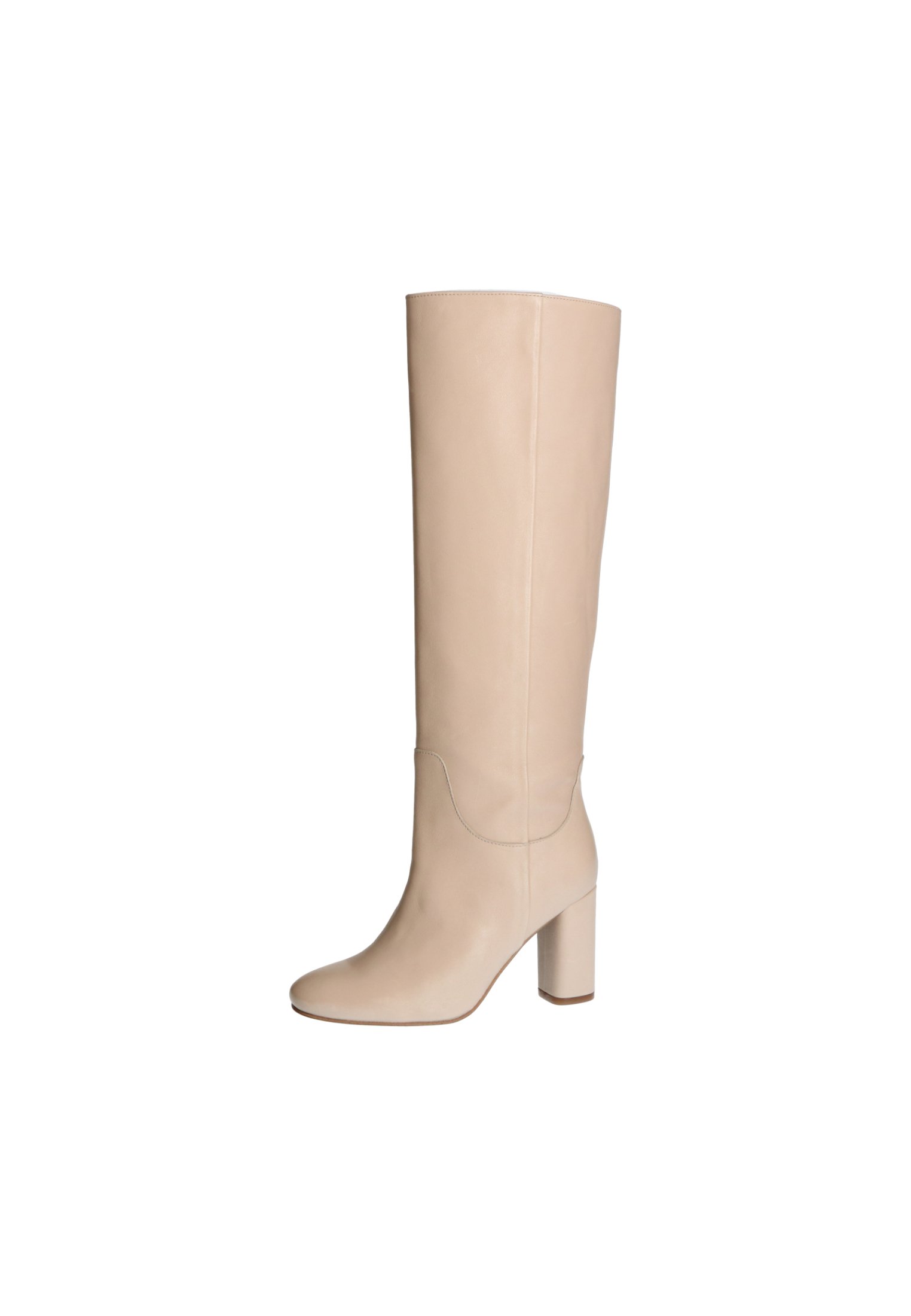 Manfield MIT ABSATZ - Laarzen met hoge hak - beige - Zalando.be