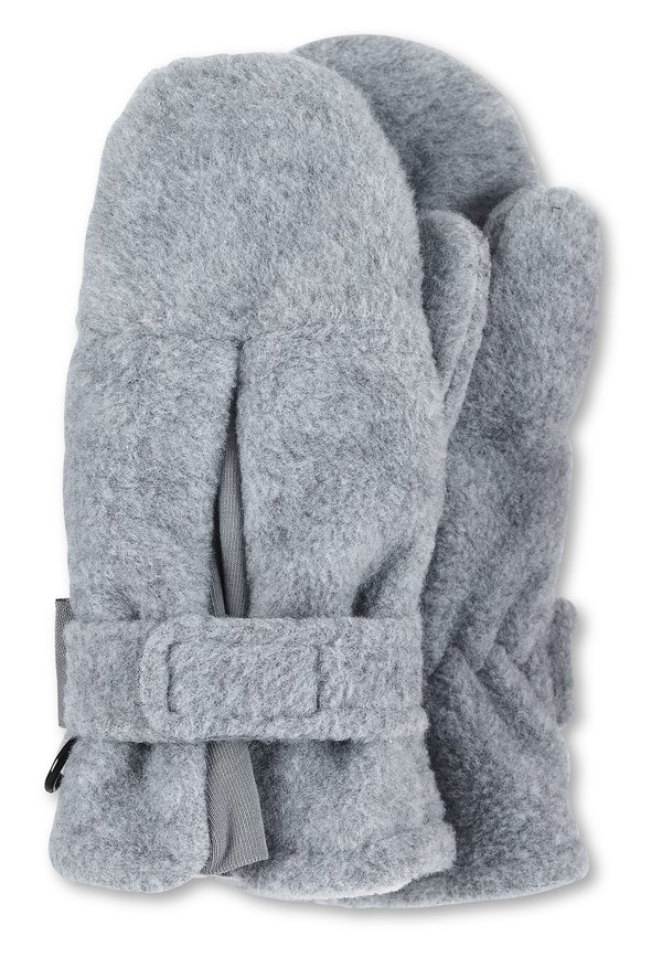 FÄUSTLINGE MICROFLEECE UNI – Fäustling – silber melange