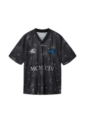 AllSaints, TERRA SS FTBLSHIRT . - T-shirt con stampa - jet black