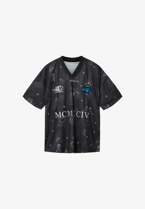 AllSaints, TERRA SS FTBLSHIRT . - T-shirt con stampa - jet black