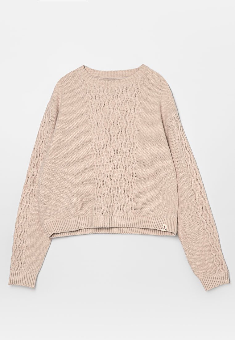 Calvin Klein Jeans Trui zandkleur Calvin Klein Jeans Trui zandkleur