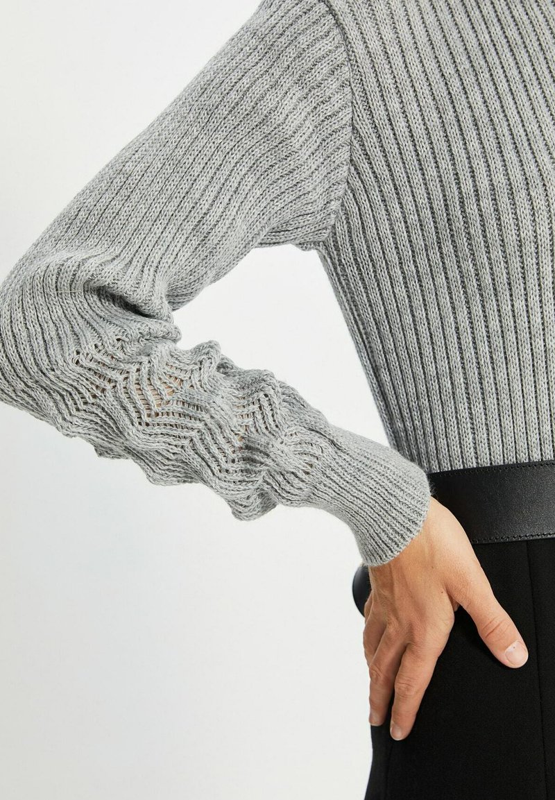 Damen Strickjacken | Trendyol Strickpullover grey/grau - FT69882 Damen Strickjacken | Trendyol Strickpullover grey/grau - FT69882