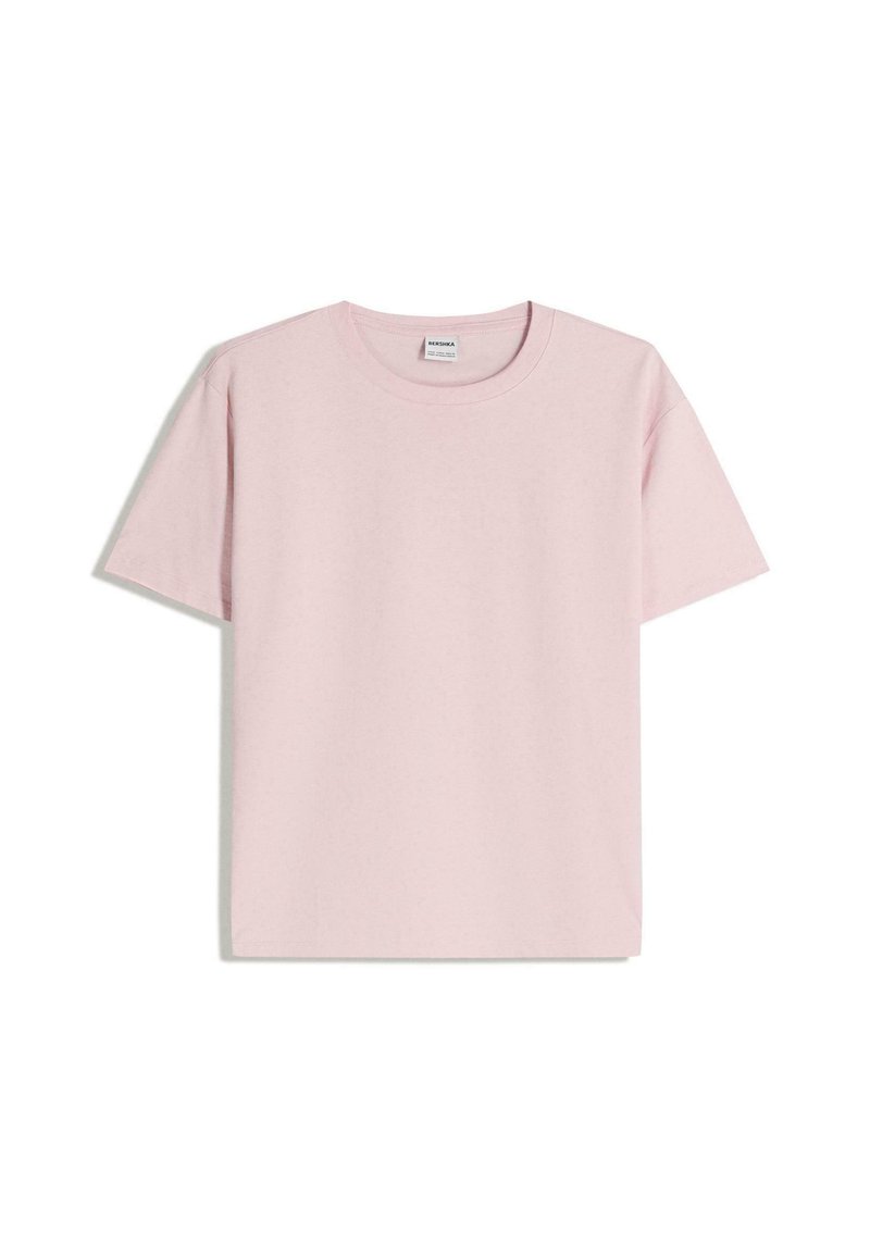 Bershka T-Shirt basic - light pink/rosa - Zalando