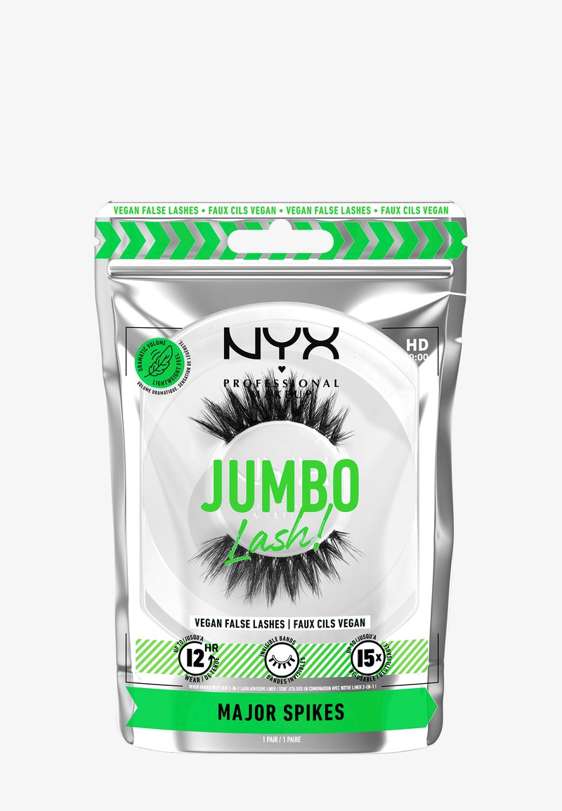 NYX Professional Makeup - JUMBO LASH - Lösögonfransar - full major spikes, Förstora