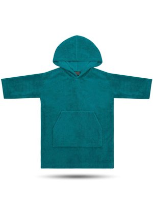 LANGARM PONCHO - Bademantel - blau