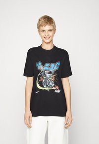 HUF DEATHSCYTHE TEE UNISEX - T-shirt print - black