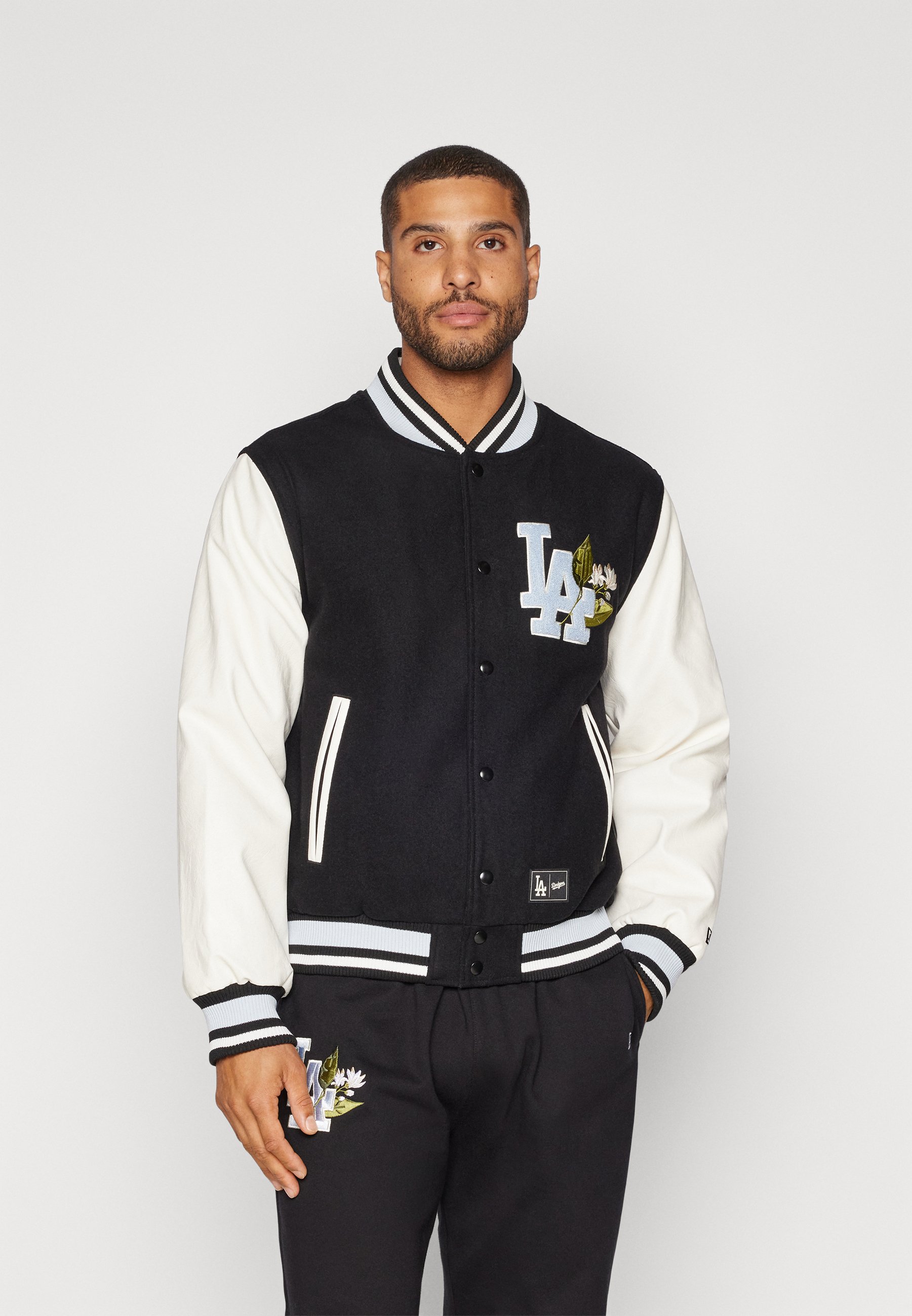 MLB LOS ANGELES DODGERS FLORAL VARSITY JACKET - Club wear