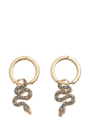 CELESTIAL SNAKE HUGGIE - Earrings - green