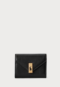 POLO ID LEATHER FOLD OVER CARD CASE - Lommebok - black