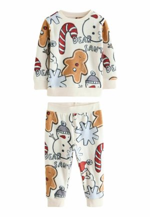 SINGLE SOFT TOUCH - REGULAR FIT SET - Set lenjerie de noapte - cream red christmas character
