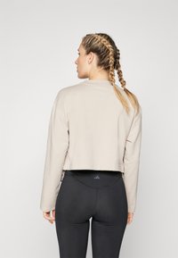 adidas Performance YOGA COVER-UP - Sweatshirt - beige
