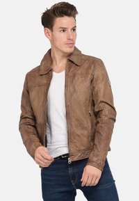 Kaporal - BODDY VINTAGE - Lederjacke - camel Thumbnail-Bild 1