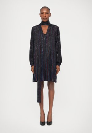 SHORT DRESS - Robe de jour - blue/green/burgundy