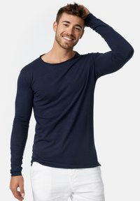 INDICODE JEANS - LONGSLEEVE WILLBUR - Longsleeve - navy Miniatuurafbeelding 1