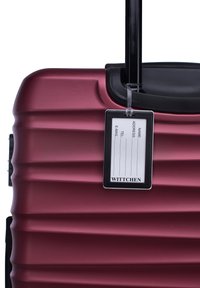 WITTCHEN LARGE SUITCASE WITH LUGGAGE TAG FROM ABS - Trolley - bordeaux