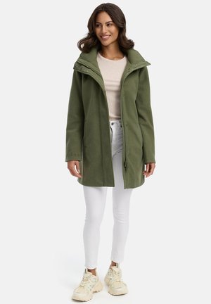 KATALINAA 16 - Short coat - olive leaf