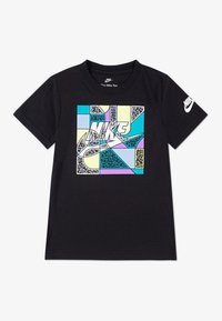 Nike Sportswear - FUTURA BLOCK - Tricou cu imprimeu - black Imagine miniatură 1